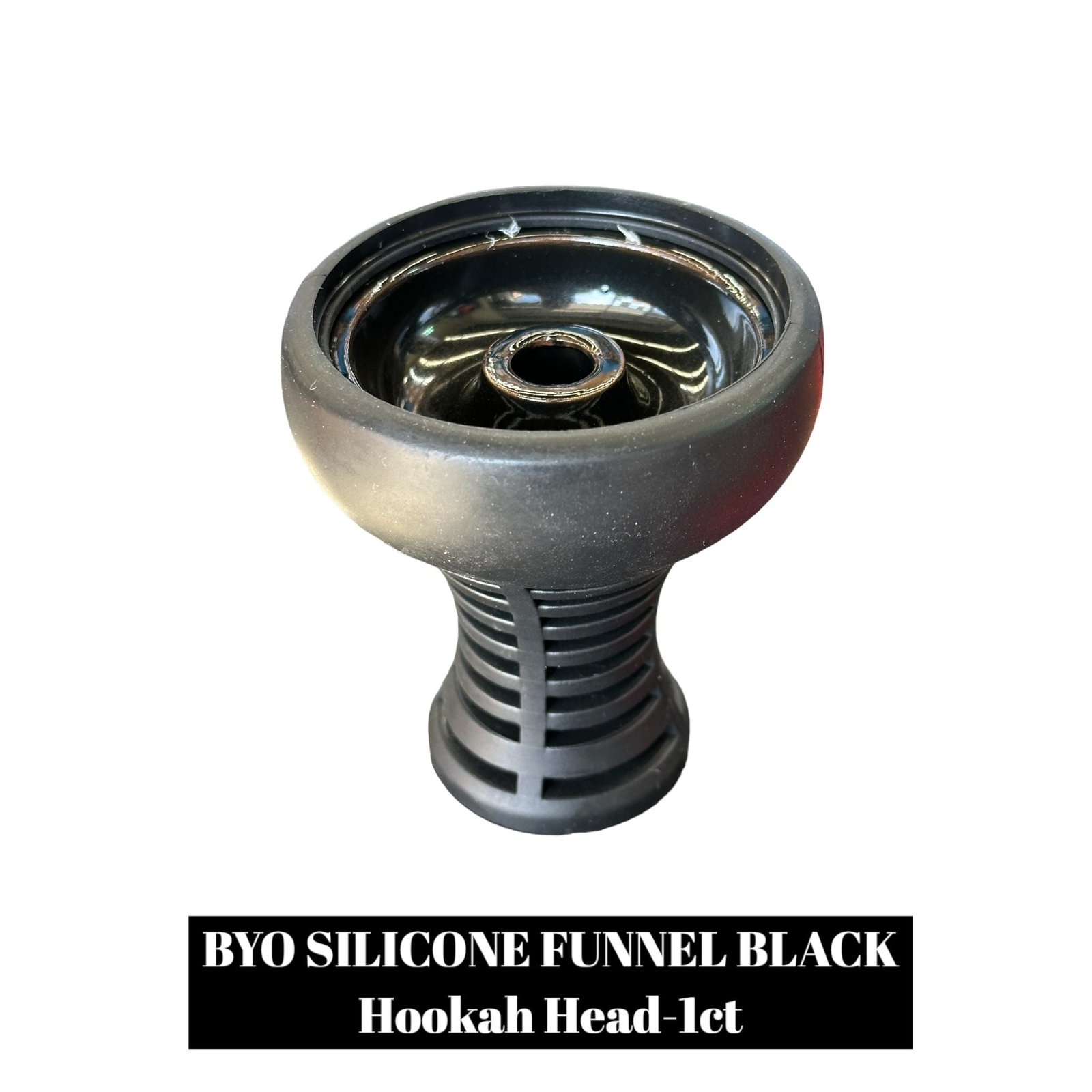 B.Y.O SILICONE FUNNEL Hookah Head-1ct - Image 2
