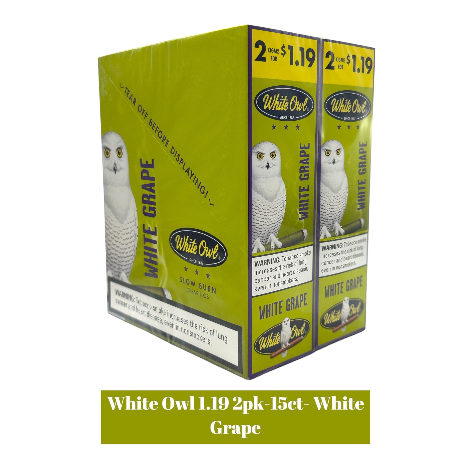 White Owl Cigarillos 1.19 2pk-15ct - Image 8
