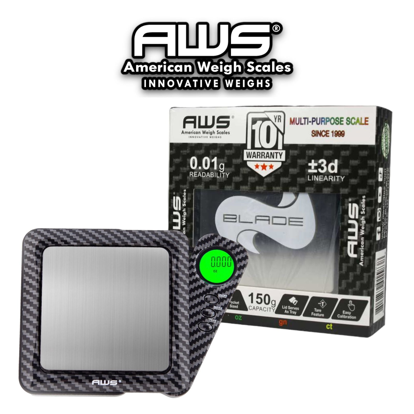 AWS Blade 150 CF - 0.01 gm