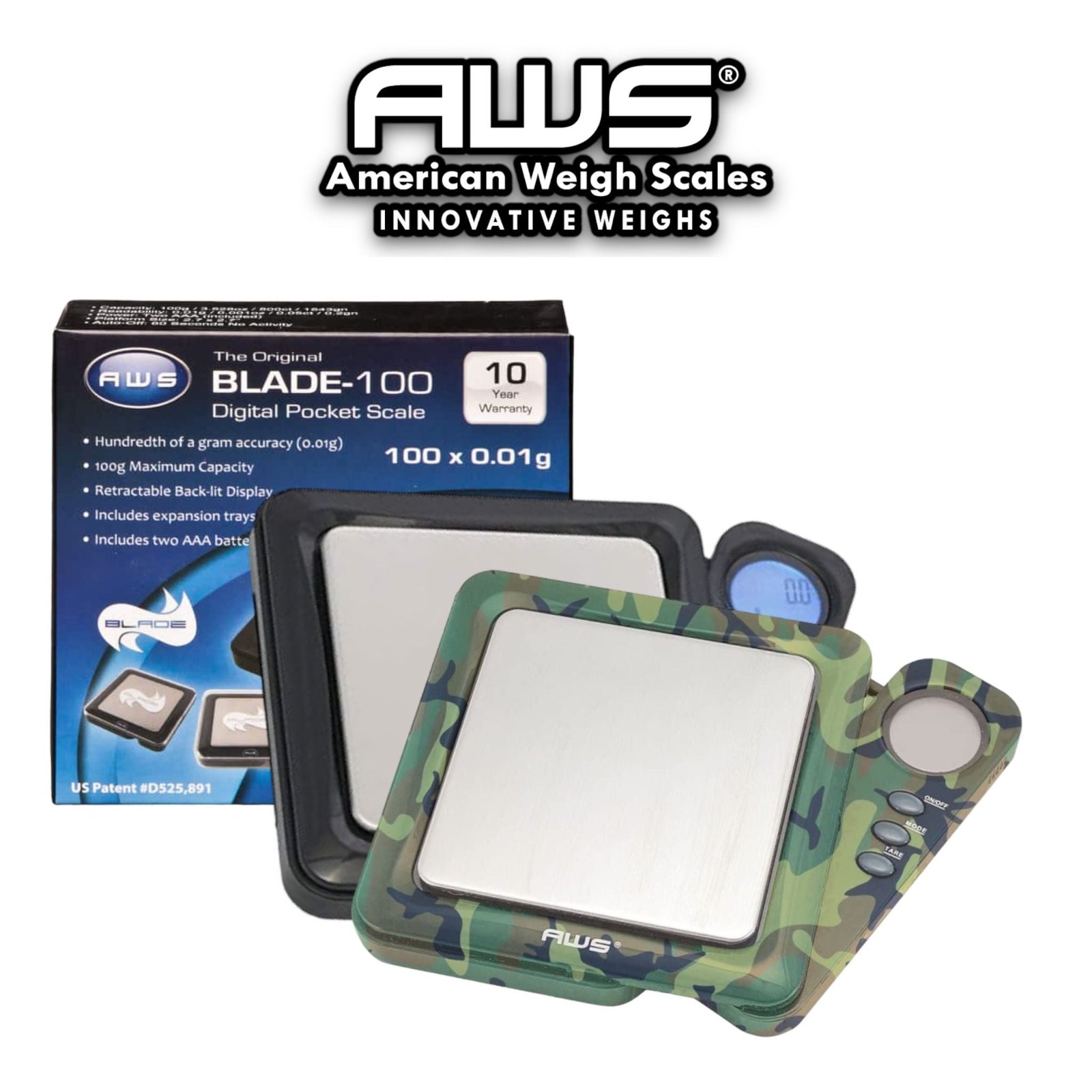 AWS Blade 100 - 0.01 gm Digital Scale - Image 3