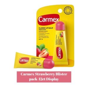 Carmex Lip Balm Tube 1pk Strawberry- 12ct
