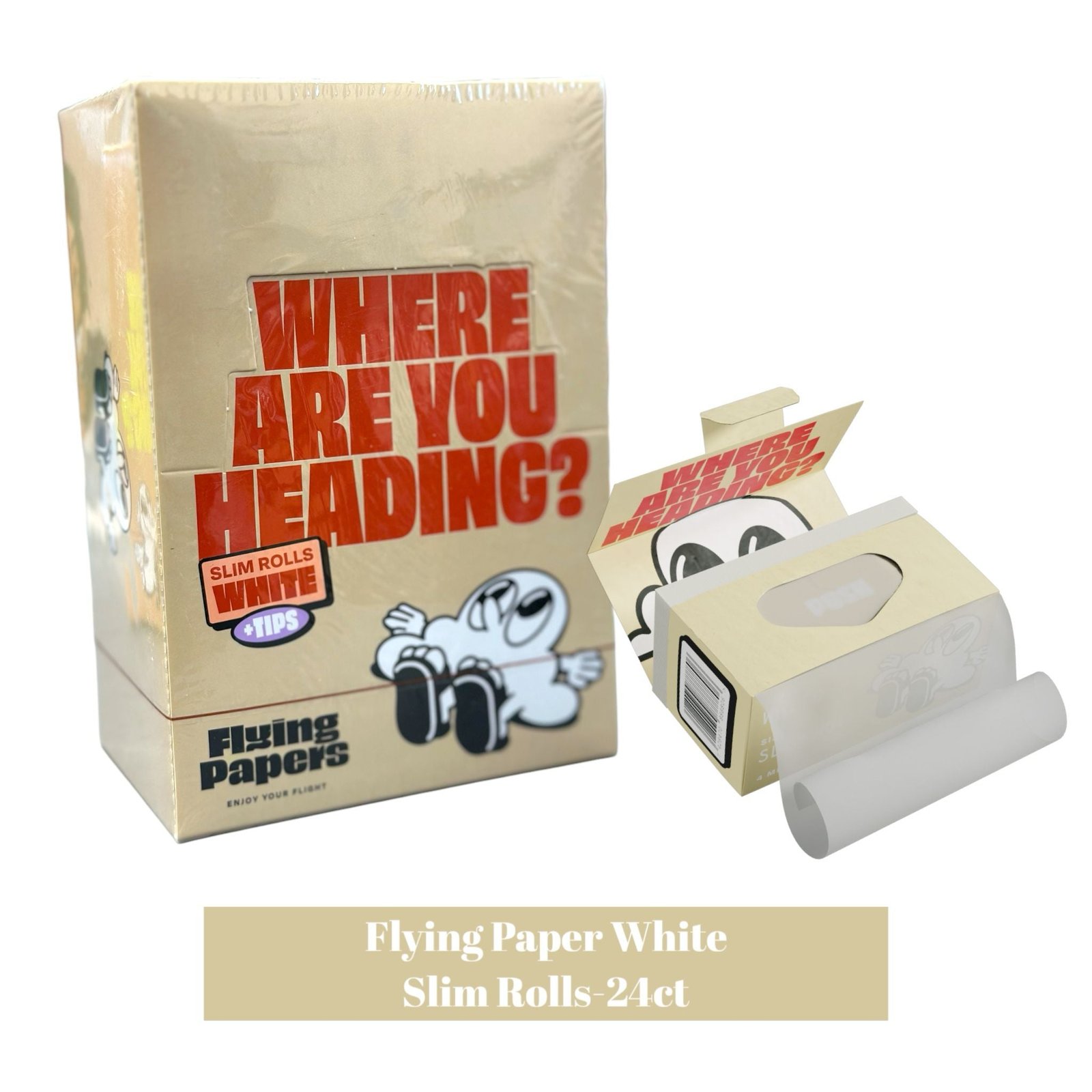 Flying Paper Slim Rolls- 24ct