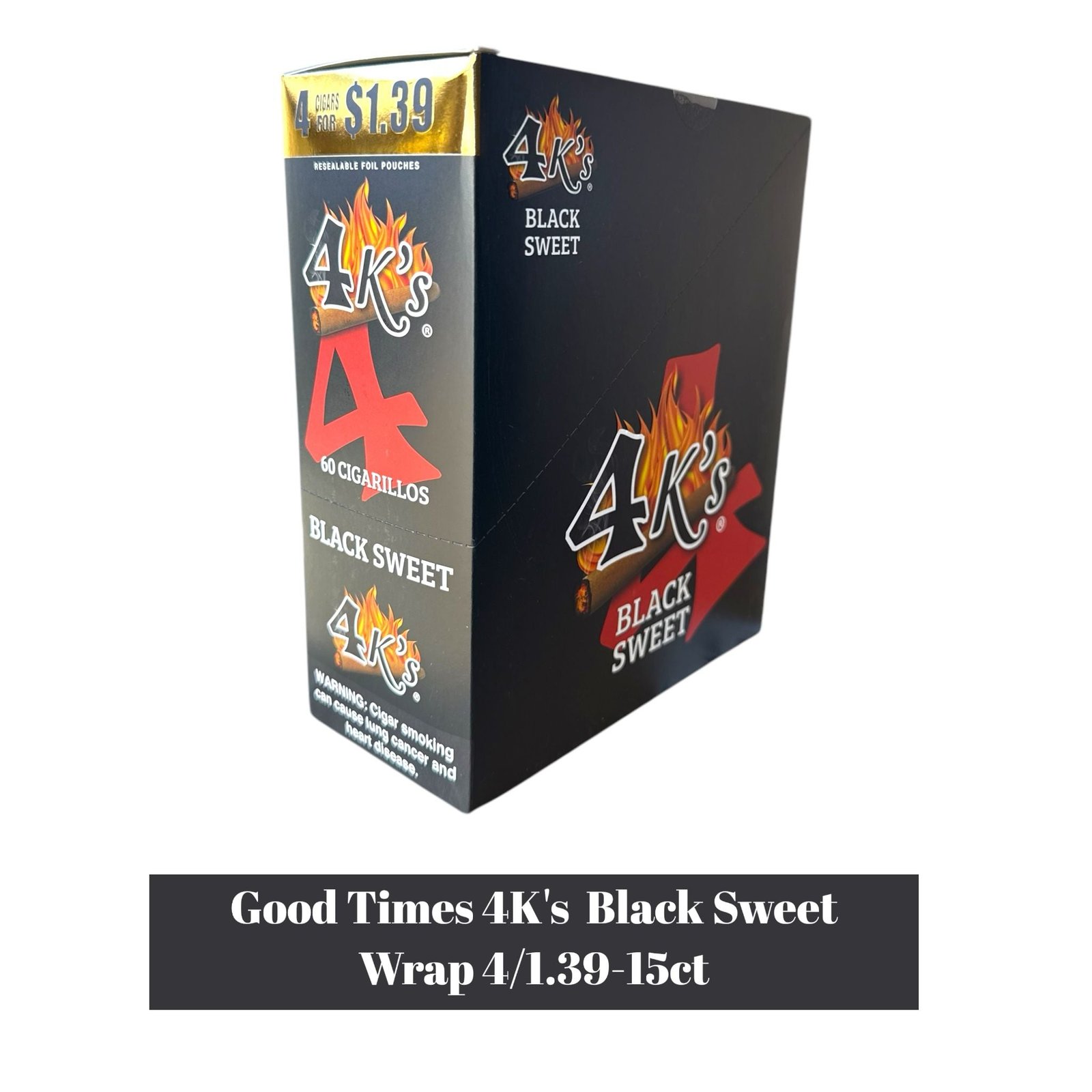Good Times 4K's Cigarillos 4pk for 1.39- 15ct - Image 14