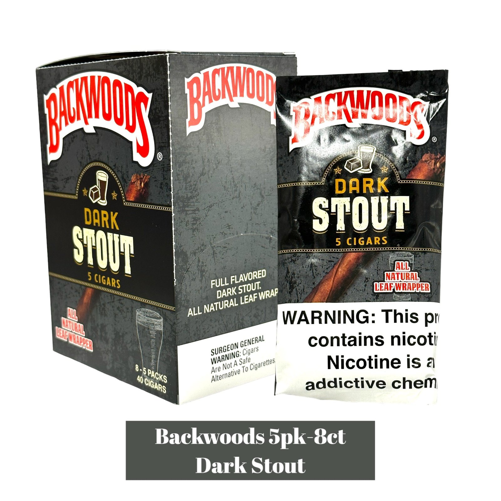 Backwoods Cigars 5pack Display- 8ct - Image 5