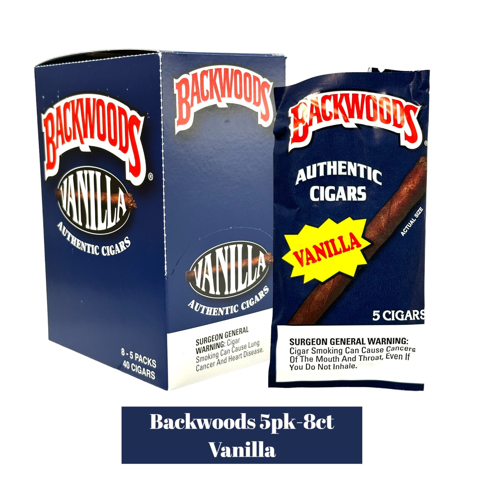 Backwoods Cigars 5pack Display- 8ct - Image 12