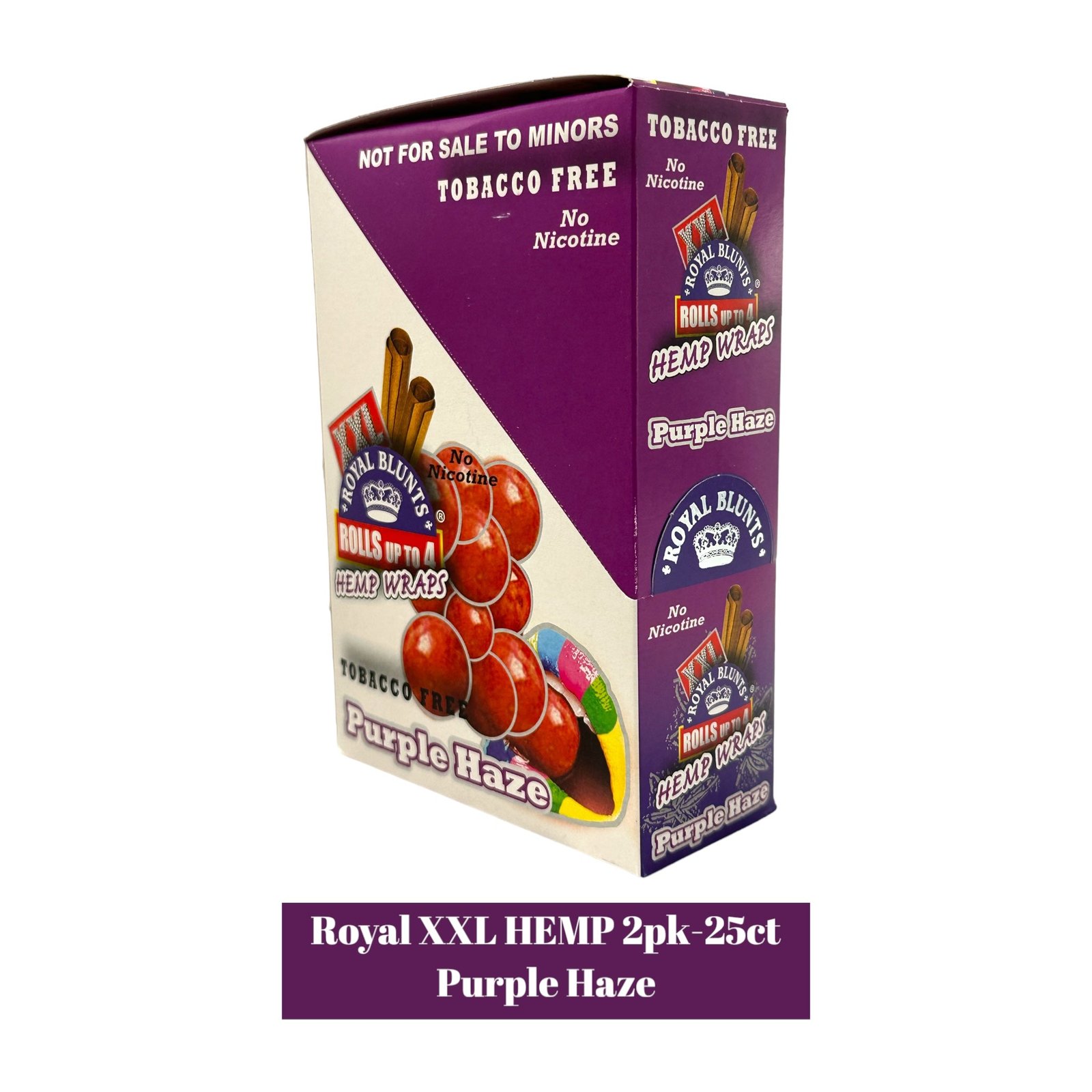Royal XXL Hemp Blunt Wraps 2pk- 25ct - Image 2