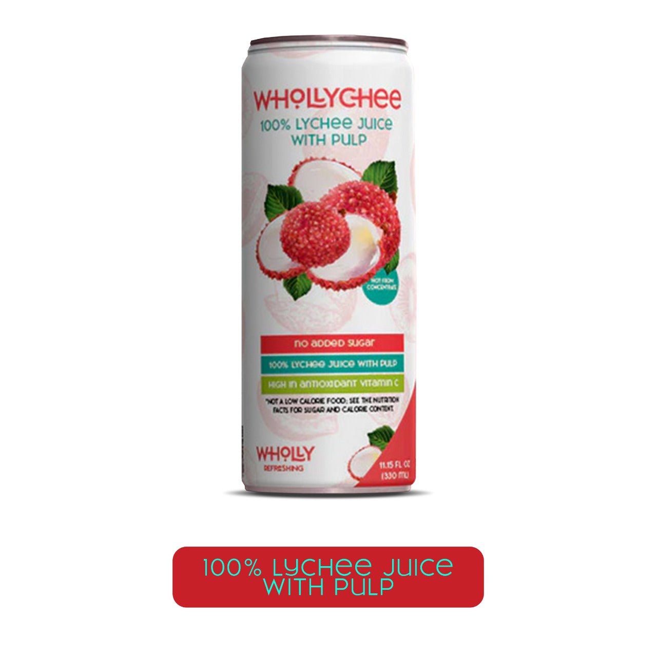 Whollychee Drink 11.15 OZ 330ml Exotic Drink- 24 pack - Image 2