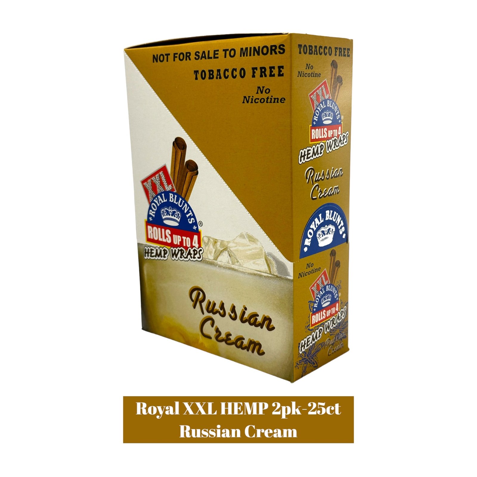 Royal XXL Hemp Blunt Wraps 2pk- 25ct - Image 3