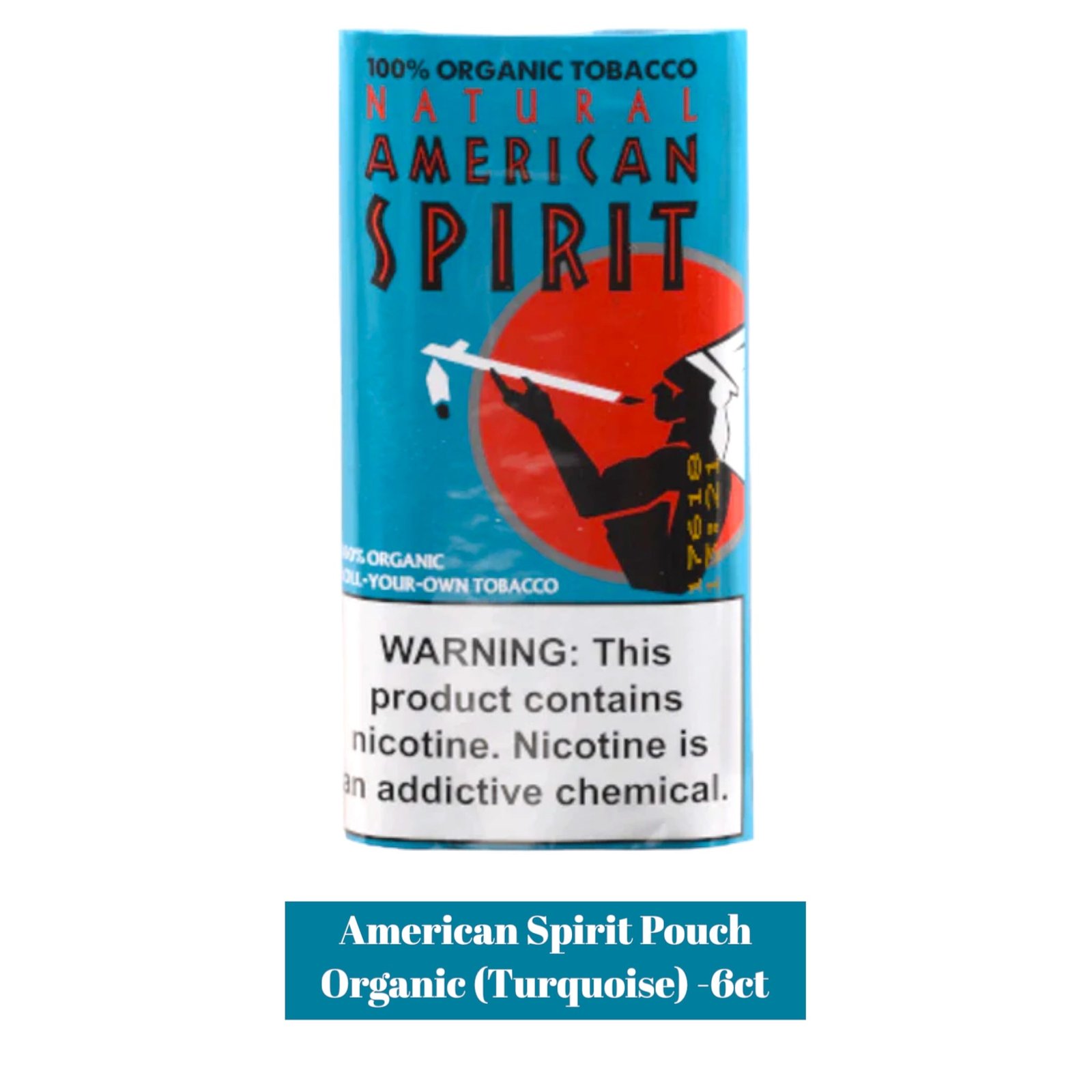 American Spirit Pipe Tobacco Pouch 1.4oz- 6ct - Image 3