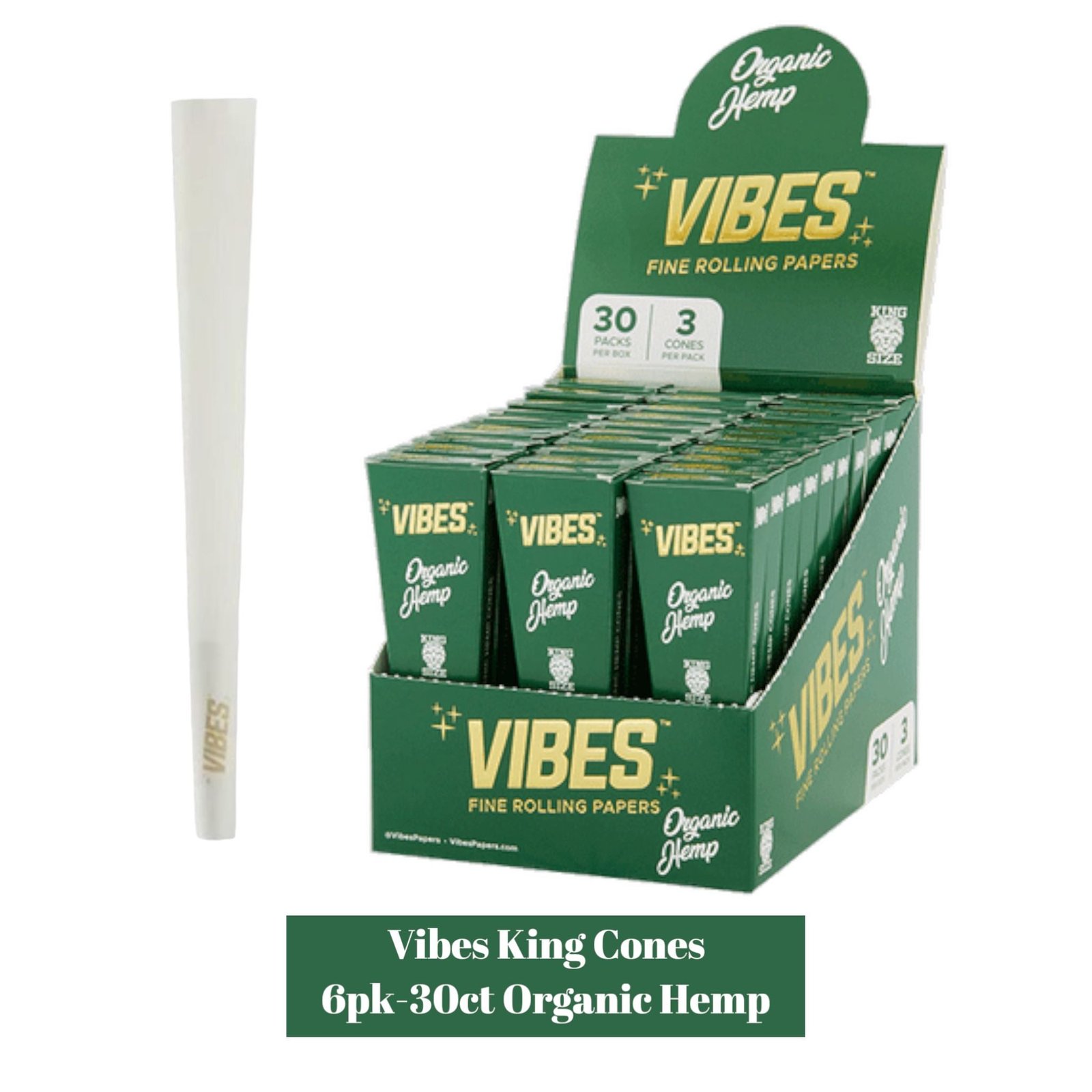 Vibes KING Cone 3pk-30ct - Image 4