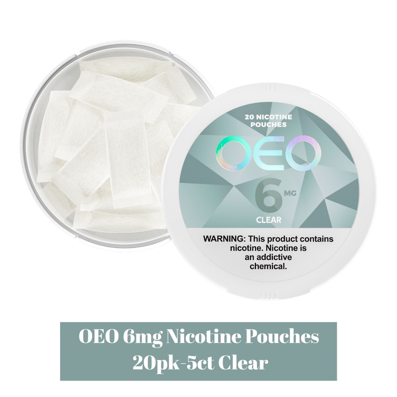 OEO Nicotine Pouch 6mg 20pk- 5ct