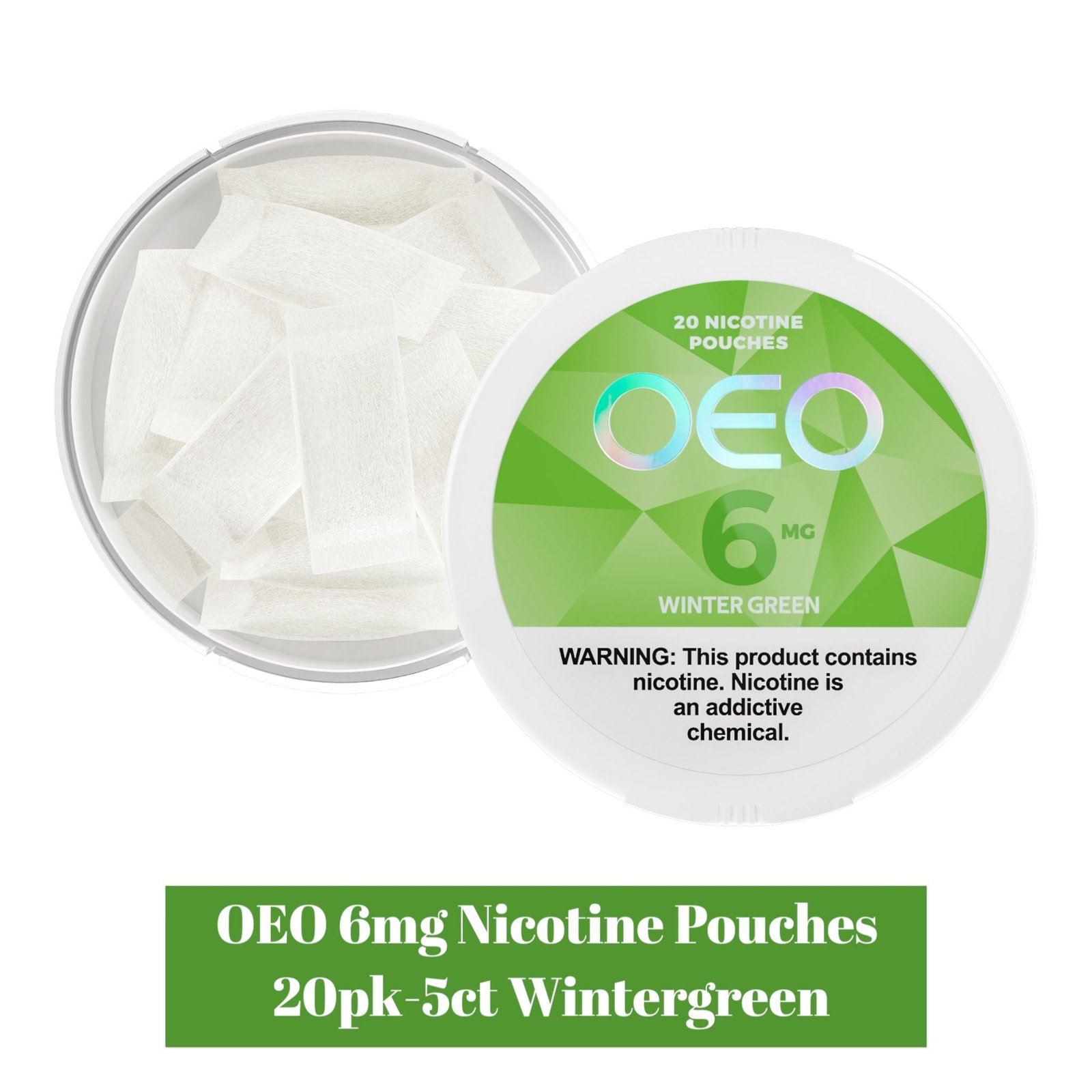 OEO Nicotine Pouch 6mg 20pk- 5ct - Image 2