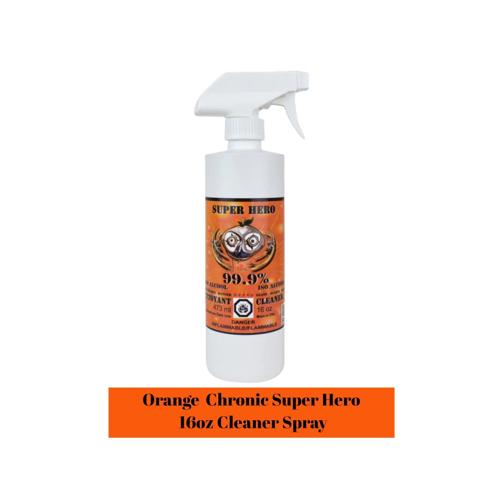 Orange Chronic 16oz SPRAY Super Hero Cleaner - Image 2