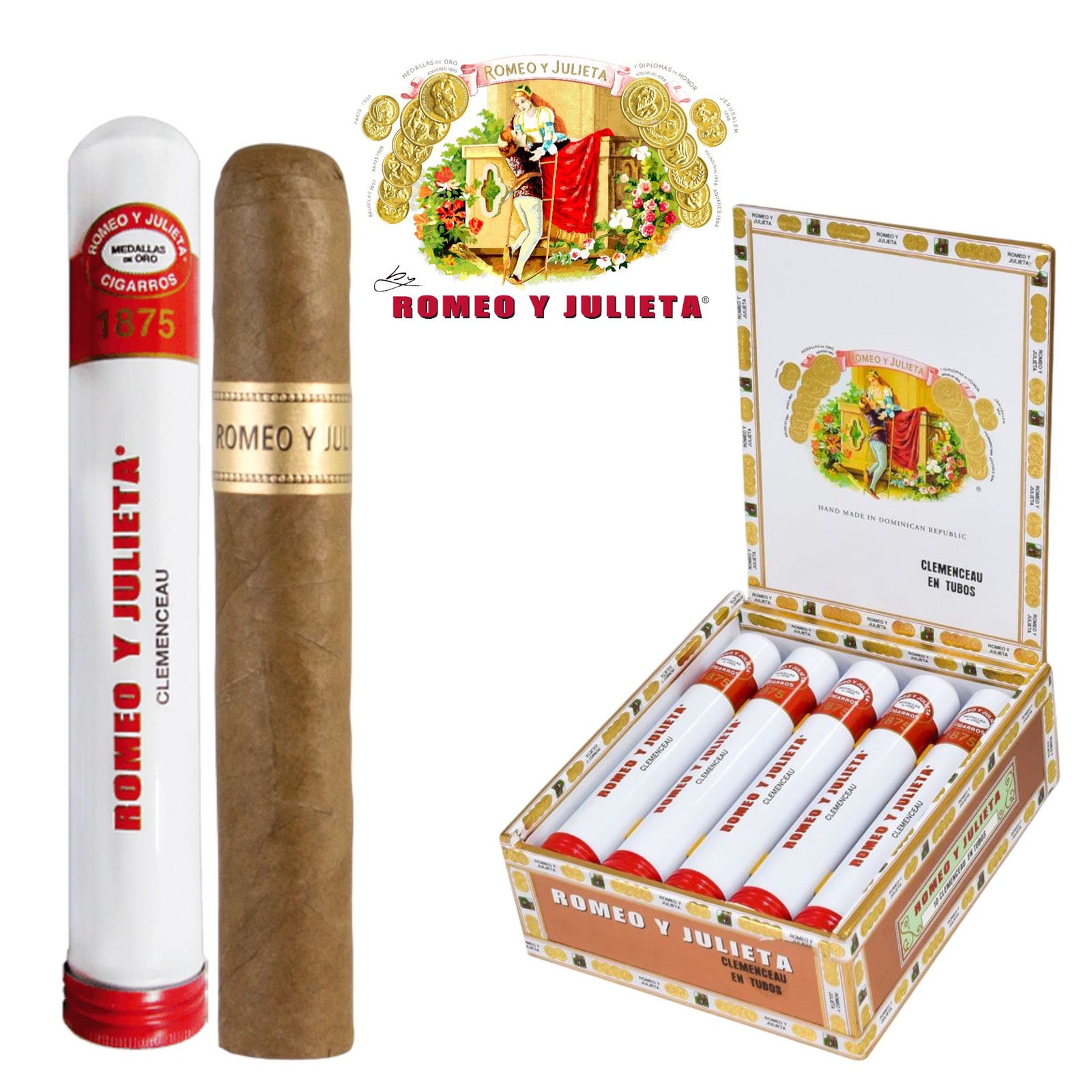 Romeo & Juliet Clemenceau Tubo -10ct