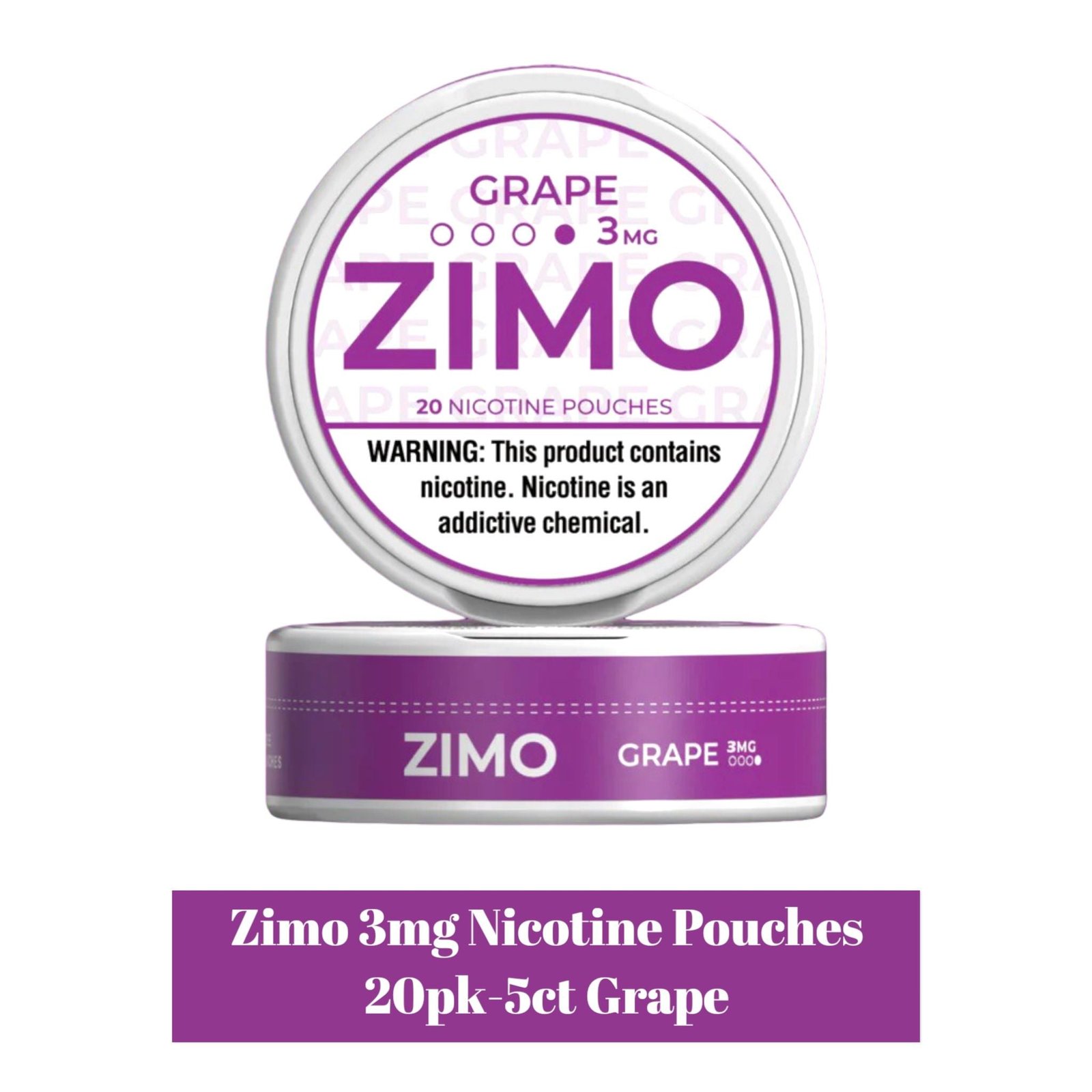 Zimo 6mg Nicotine Pouches 20pk -5ct - Image 5