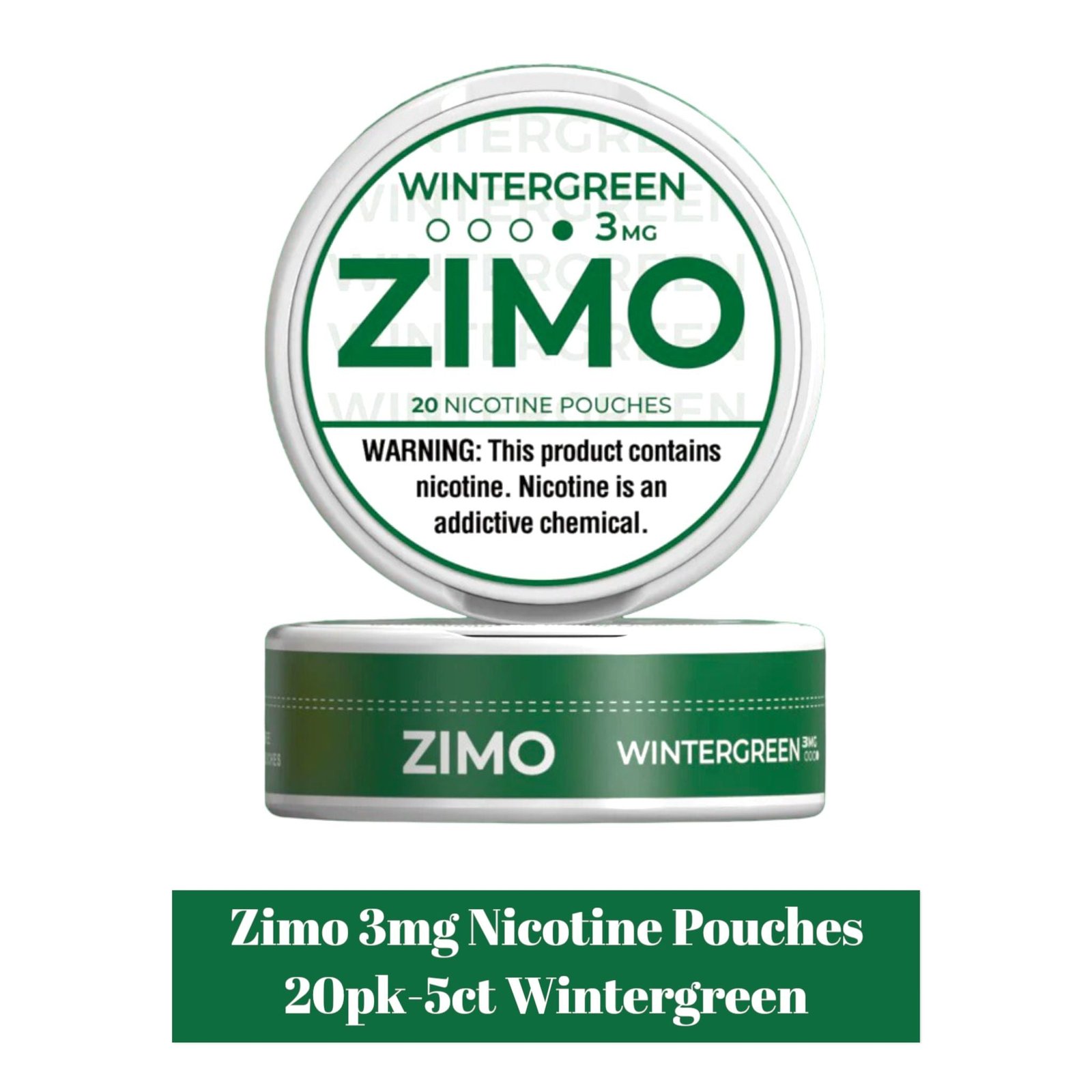 Zimo 3mg Nicotine Pouches 20pk -5ct