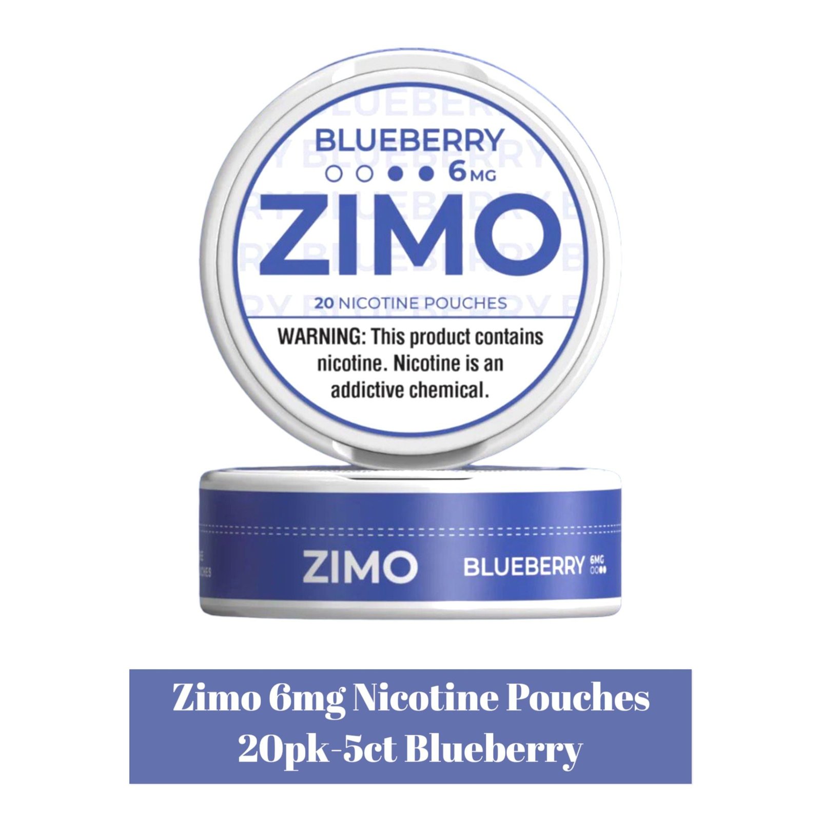 Zimo 6mg Nicotine Pouches 20pk -5ct - Image 4
