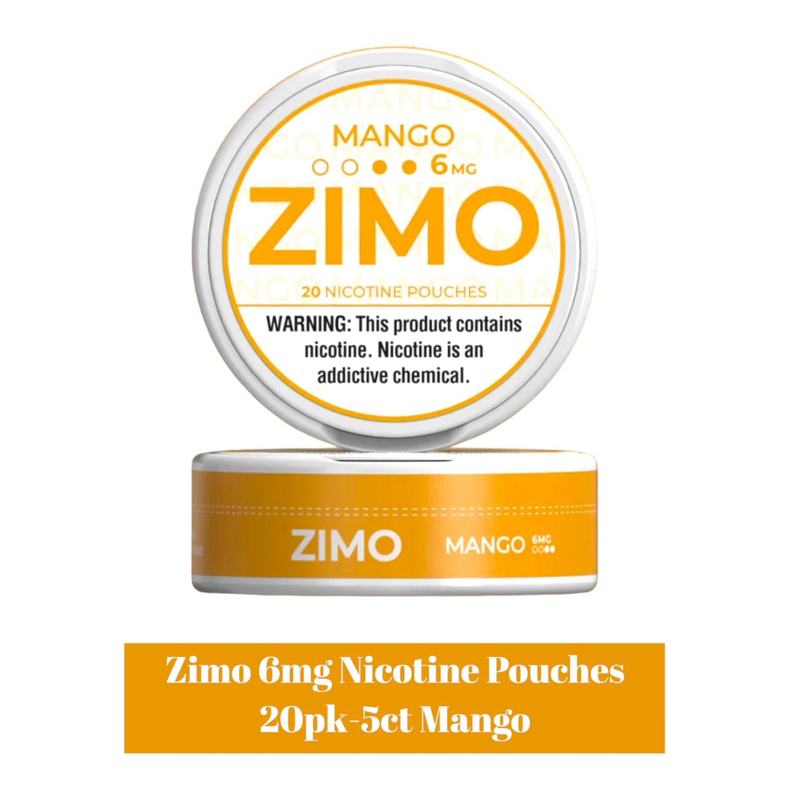 Zimo 6mg Nicotine Pouches 20pk -5ct - Image 3