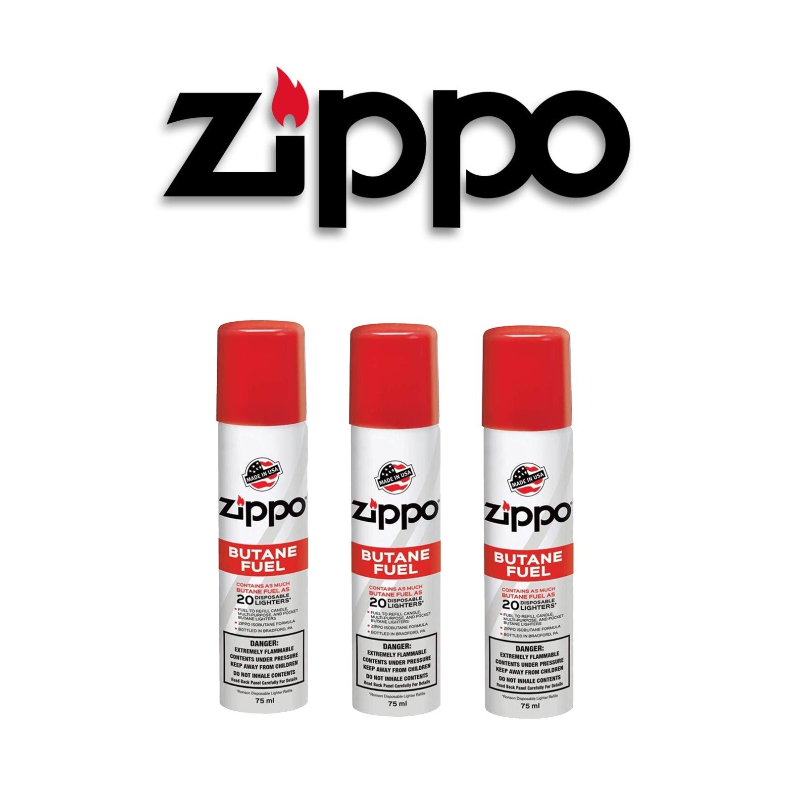 Zippo Butane Can 1.48oz-12pk